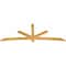 Ekena Millwork Alberta Rough Sawn Timber Gable Bracket, Western Red Cedar, 96"W x 36"H x 2"D x 4"F, 9/12 Pitch GBW096X36X0204ALB00RWR - alternate 3